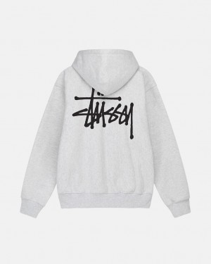 Stussy Basic Stussy Hoodie Majica s Kapuljačom Muške Sive Srbija | ULQ-6469