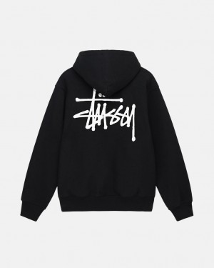 Stussy Basic Stussy Hoodie Majica s Kapuljačom Ženske Crne Srbija | KOX-1710