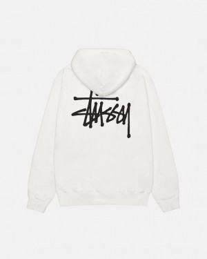 Stussy Basic Stussy Hoodie Pigment Dyed Majica s Kapuljačom Muške Bež Srbija | UKX-0670