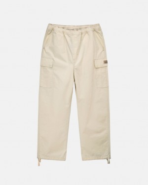 Stussy Beach Pant Ripstop Cargo Hlače Muške Krem Srbija | MPN-6607