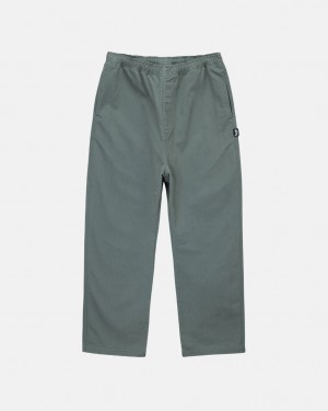 Stussy Brushed Beach Pant Hlače Muške Zelene Srbija | WNB-8125