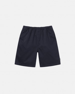 Stussy Brushed Beach Short Kratke Hlače Muške Tamnoplave Srbija | EBS-8823