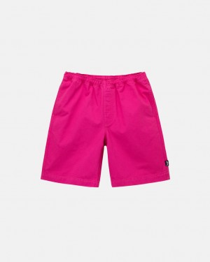 Stussy Brushed Beach Short Kratke Hlače Ženske Roze Srbija | SAM-8210