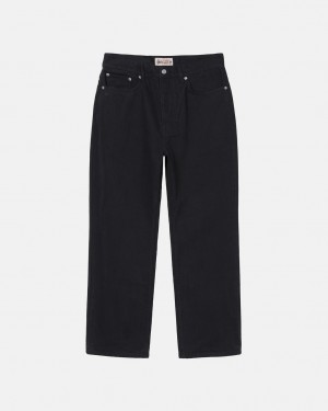 Stussy Classic Jean Overdyed Denim Ženske Crne Srbija | BVX-0892