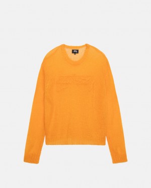 Stussy Loose Knit Sweater Džemperi Muške Narančaste Srbija | MFC-9097