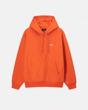 Stussy Overdyed Stock Logo Hoodie Majica s Kapuljačom Muške Narančaste Srbija | HGM-0961