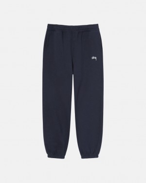 Stussy Overdyed Stock Logo Sweatpant Trenirke Muške Tamnoplave Srbija | REX-5818