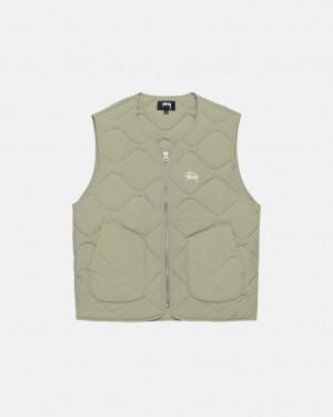 Stussy Recycled Najlon Liner Vest Prsluk Ženske Smeđe Srbija | MHM-9002