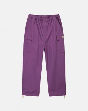 Stussy Ripstop Cargo Beach Pant Hlače Muške Ljubičaste Srbija | FPT-2129