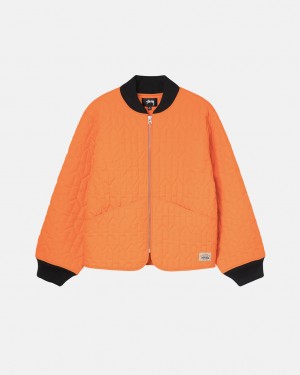 Stussy S Prošiven Liner Jacket Jakne Muške Narančaste Srbija | KUL-0646