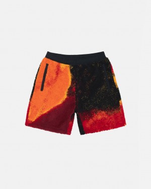 Stussy Sherpa Short Kratke Hlače Ženske Crne Crvene Srbija | ASG-2038