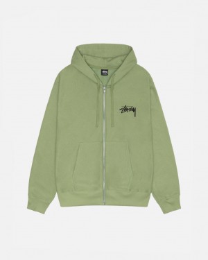 Stussy Skate Tough Zip Hoodie Majica s Kapuljačom Ženske Zelene Srbija | FCK-2850