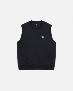 Stussy Stock Fleece Vest Dukserice Ženske Crne Srbija | OHS-4309