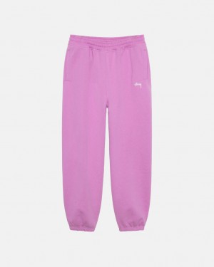 Stussy Stock Logo Sweatpant Trenirke Ženske Ljubičaste Srbija | SBA-0773