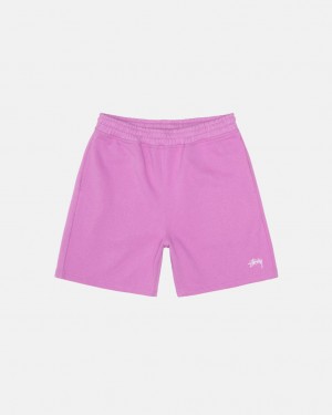 Stussy Stock Logo Sweatshort Sweatshorts Muške Ljubičaste Srbija | SCL-5347