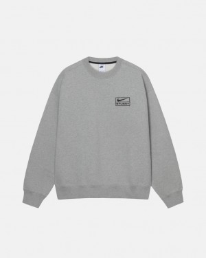 Stussy Fleece Crew Dukserice Ženske Tamno Sive Srbija | VDS-8528