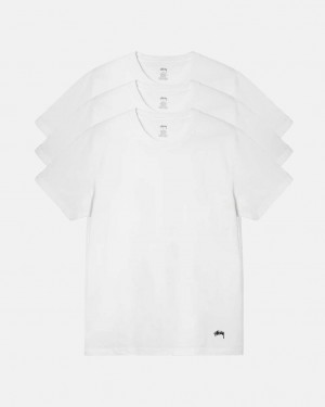 Stussy Stussy Undershirt Košulje Muške Bijele Srbija | JCF-3104