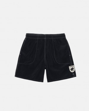 Stussy Surfman Patch Water Short Kupaći Kostimi Muške Crne Srbija | NZZ-6803