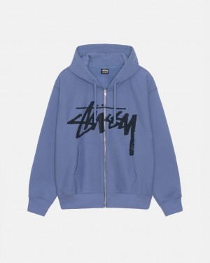 Stussy Venus Zip Hood Dukserice Ženske Kraljevska Plava Plave Srbija | OQJ-4354