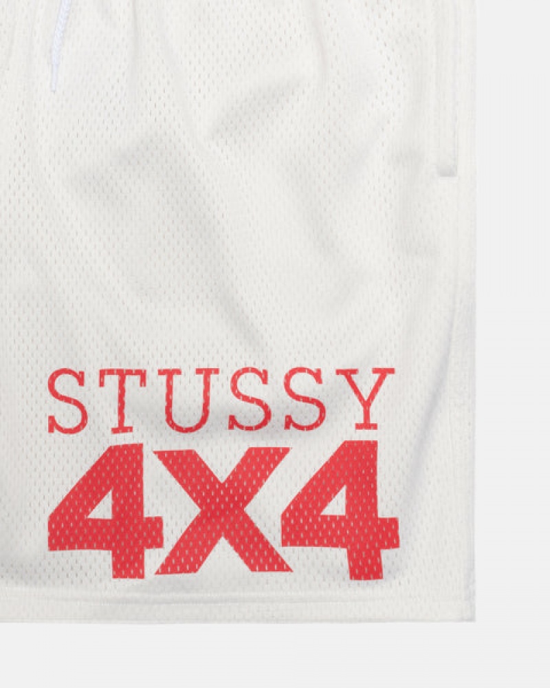 Stussy 4X4 Mesh Short Kratke Hlače Ženske Bež Srbija | KXM-2093