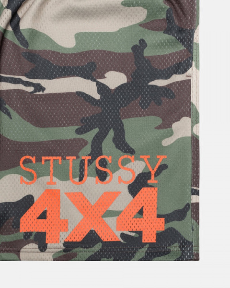 Stussy 4X4 Mesh Short Kratke Hlače Ženske Maskirne Srbija | FJL-3707