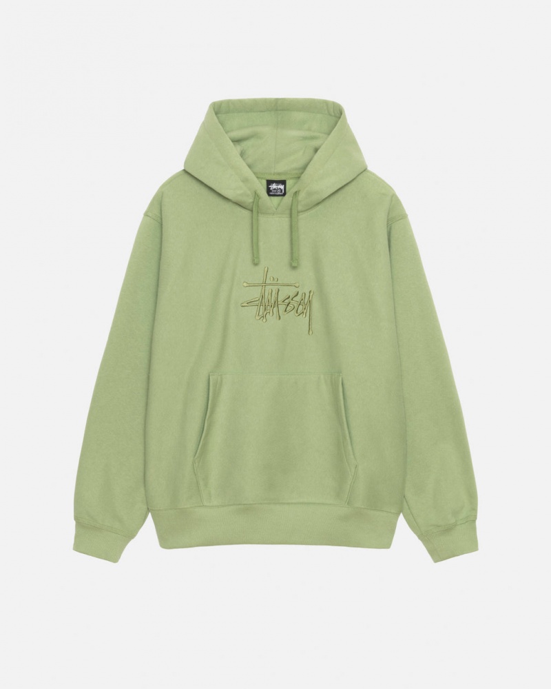 Stussy Basic Applique Hood Dukserice Ženske Zelene Srbija | GSG-0086