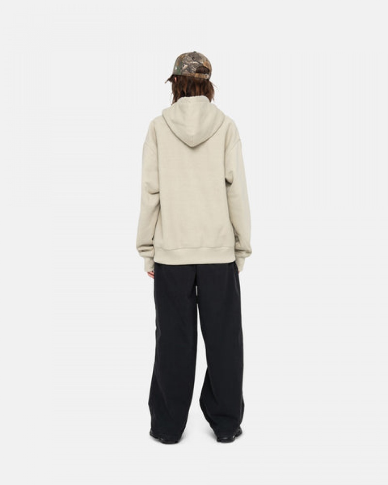 Stussy Basic Applique Hood Dukserice Ženske Kaki Boja Srbija | RSP-0874