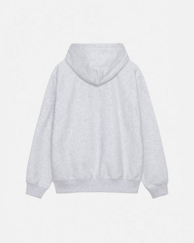 Stussy Basic Applique Hoodie Majica s Kapuljačom Muške Sive Srbija | BBT-0200