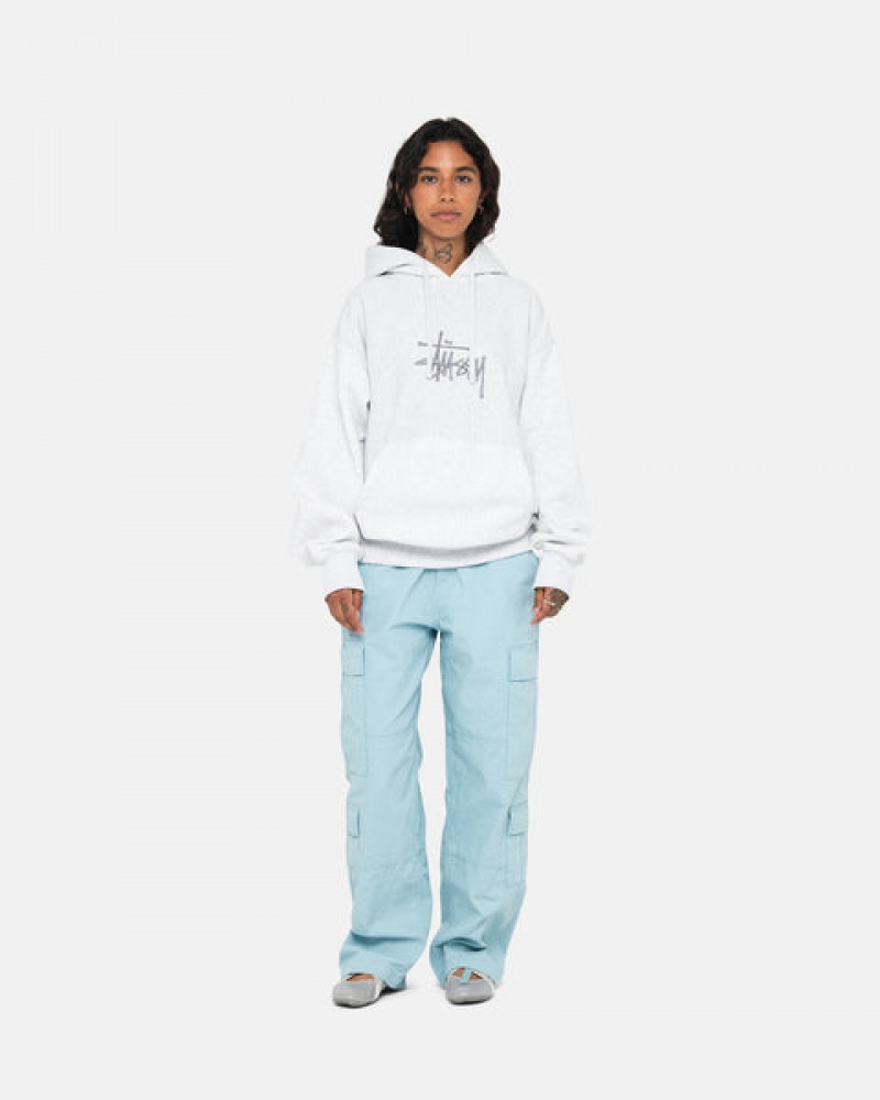 Stussy Basic Applique Hoodie Majica s Kapuljačom Muške Sive Srbija | BBT-0200