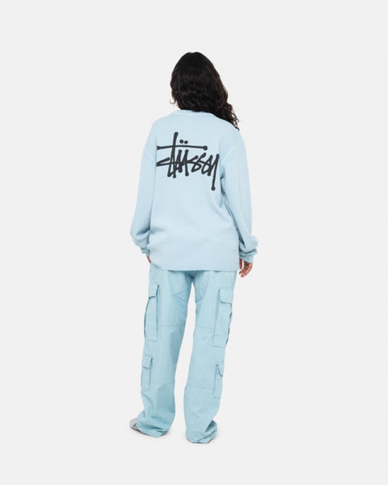 Stussy Basic Stock Ls Thermal Topi Muške Svijetlo Plave Srbija | DUW-3876