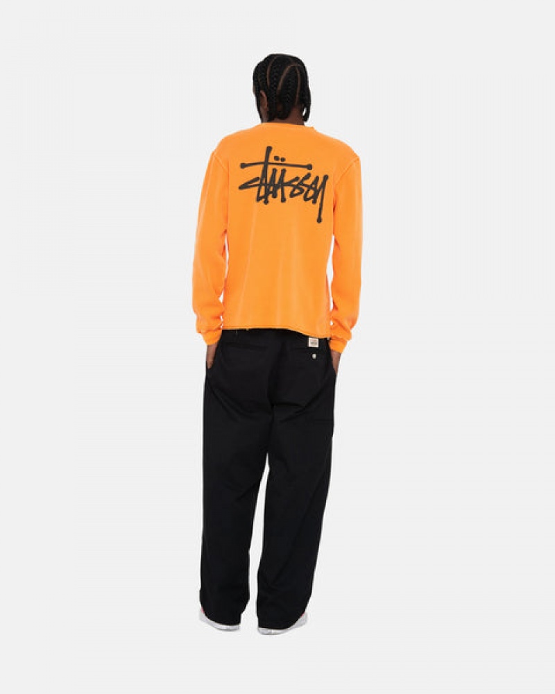 Stussy Basic Stock Ls Thermal Topi Muške Narančaste Srbija | WVE-0253