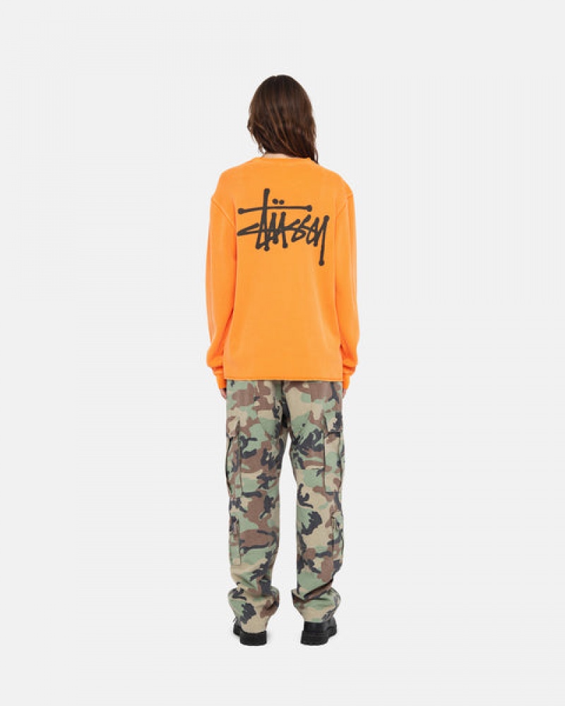 Stussy Basic Stock Ls Thermal Topi Muške Narančaste Srbija | WVE-0253