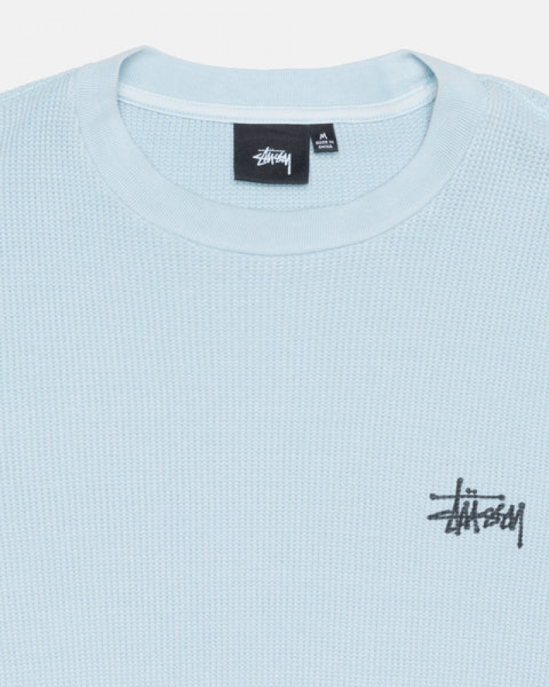 Stussy Basic Stock Ls Thermal Topi Ženske Svijetlo Plave Srbija | RPH-8669