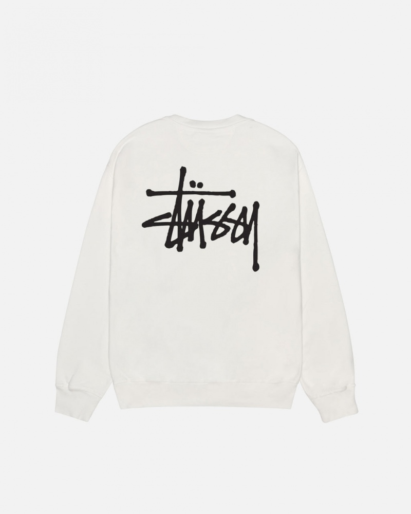 Stussy Basic Stüssy Pigment Dyed Crew Dukserice Ženske Bež Srbija | DFU-2749