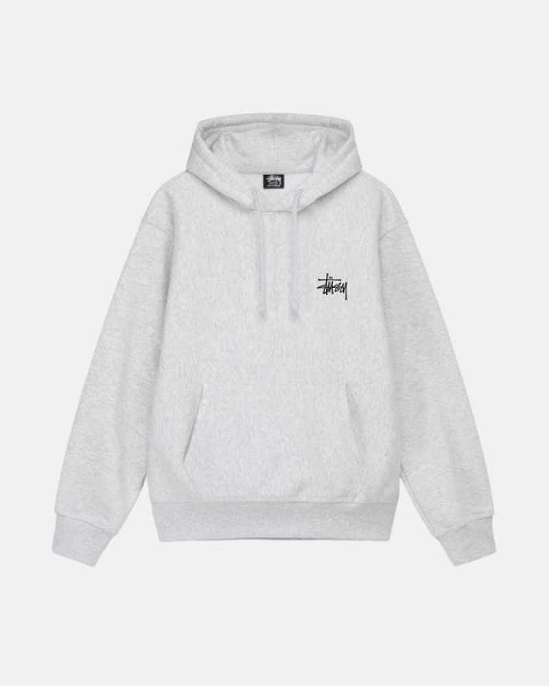 Stussy Basic Stussy Hoodie Majica s Kapuljačom Muške Sive Srbija | ULQ-6469