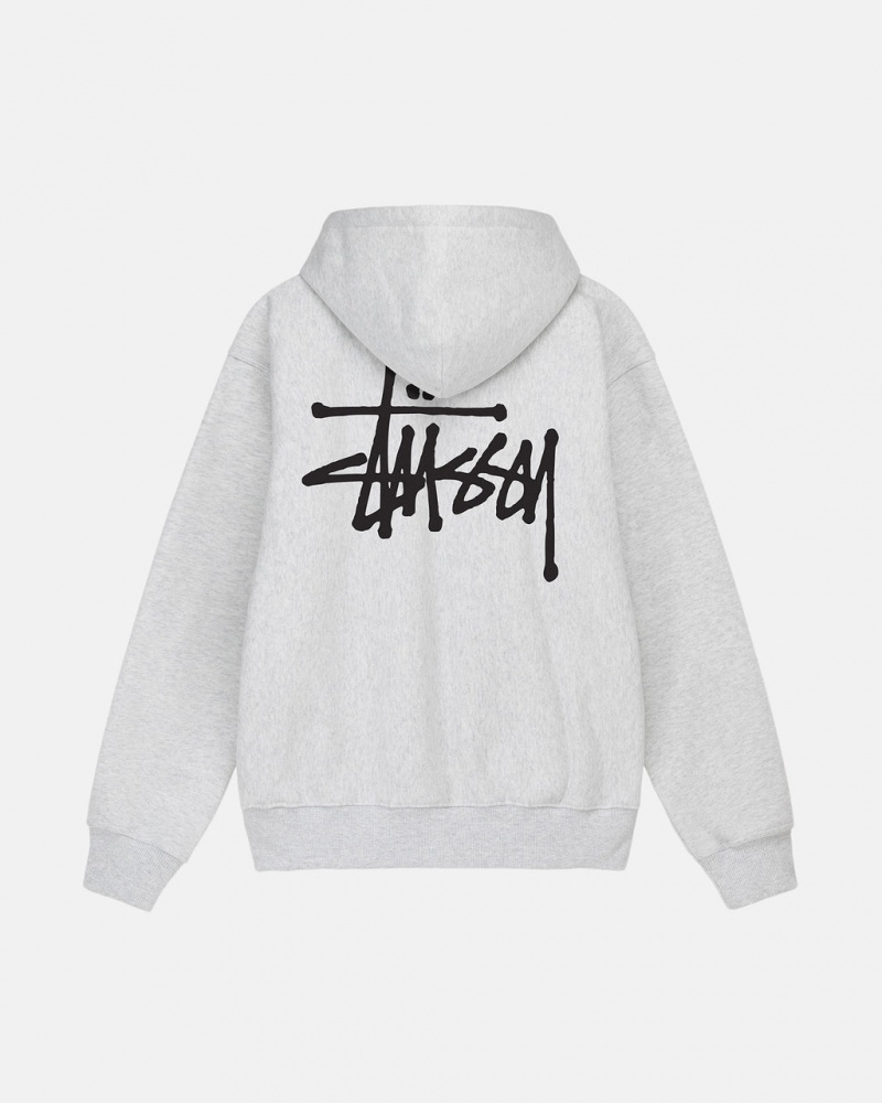 Stussy Basic Stussy Hoodie Majica s Kapuljačom Muške Sive Srbija | ULQ-6469