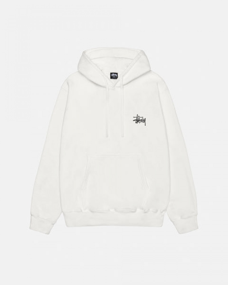 Stussy Basic Stussy Hoodie Pigment Dyed Majica s Kapuljačom Muške Bež Srbija | UKX-0670