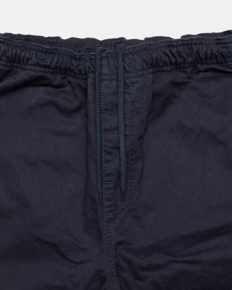 Stussy Beach Pant Brushed Cotton Hlače Muške Tamnoplave Srbija | NJJ-2584