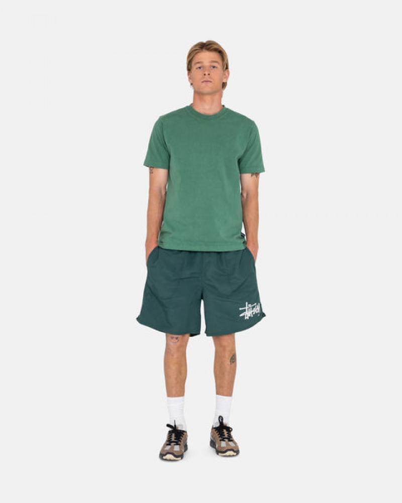 Stussy Big Basic Water Short Kupaći Kostimi Muške Zelene Srbija | LUD-4705