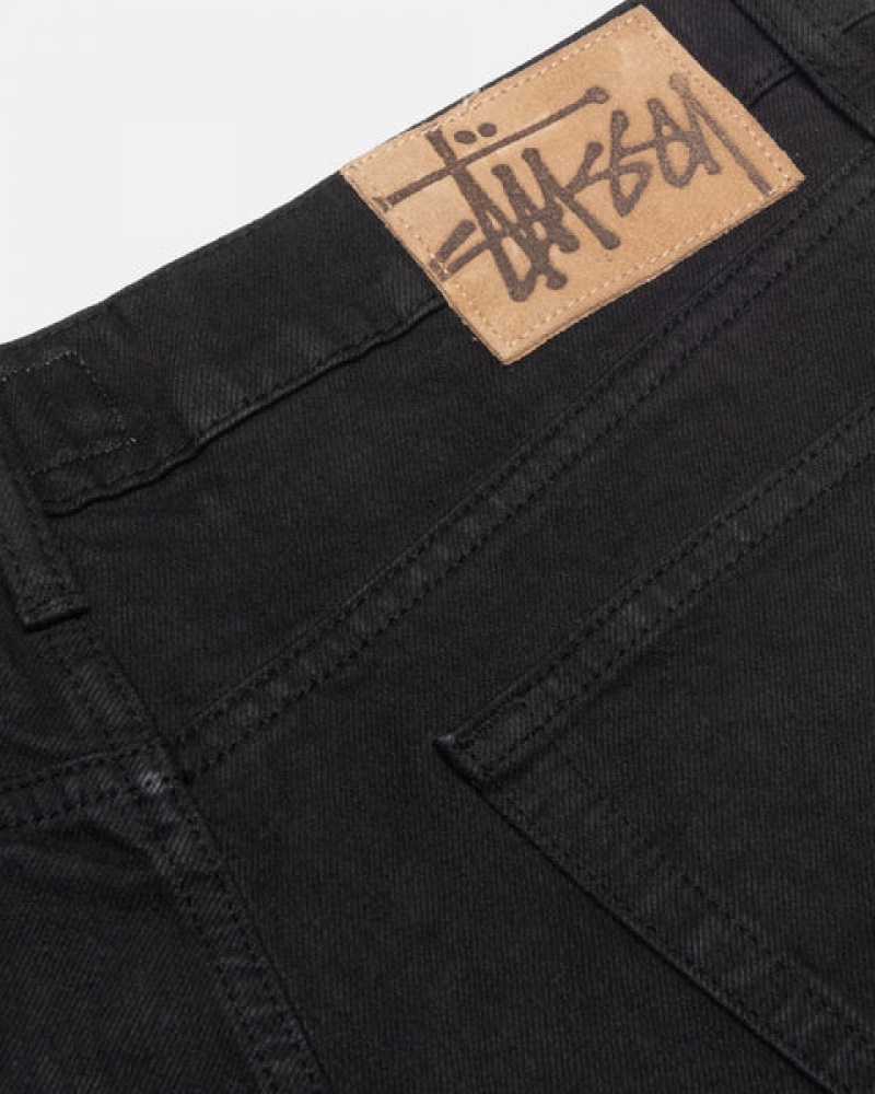 Stussy Big Ol' Jean Overdyed Hlače Muške Crne Srbija | MHW-5960