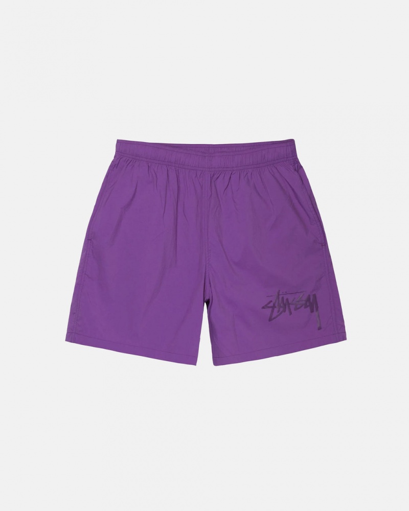 Stussy Big Stock Najlon Short Kratke Hlače Ženske Ljubičaste Srbija | UBQ-1182