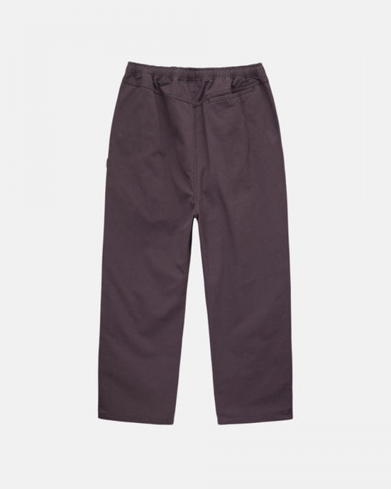 Stussy Brushed Beach Pant Hlače Muške Bordo Srbija | UWC-3001