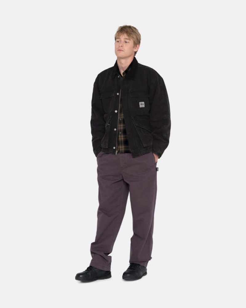 Stussy Brushed Beach Pant Hlače Muške Bordo Srbija | UWC-3001