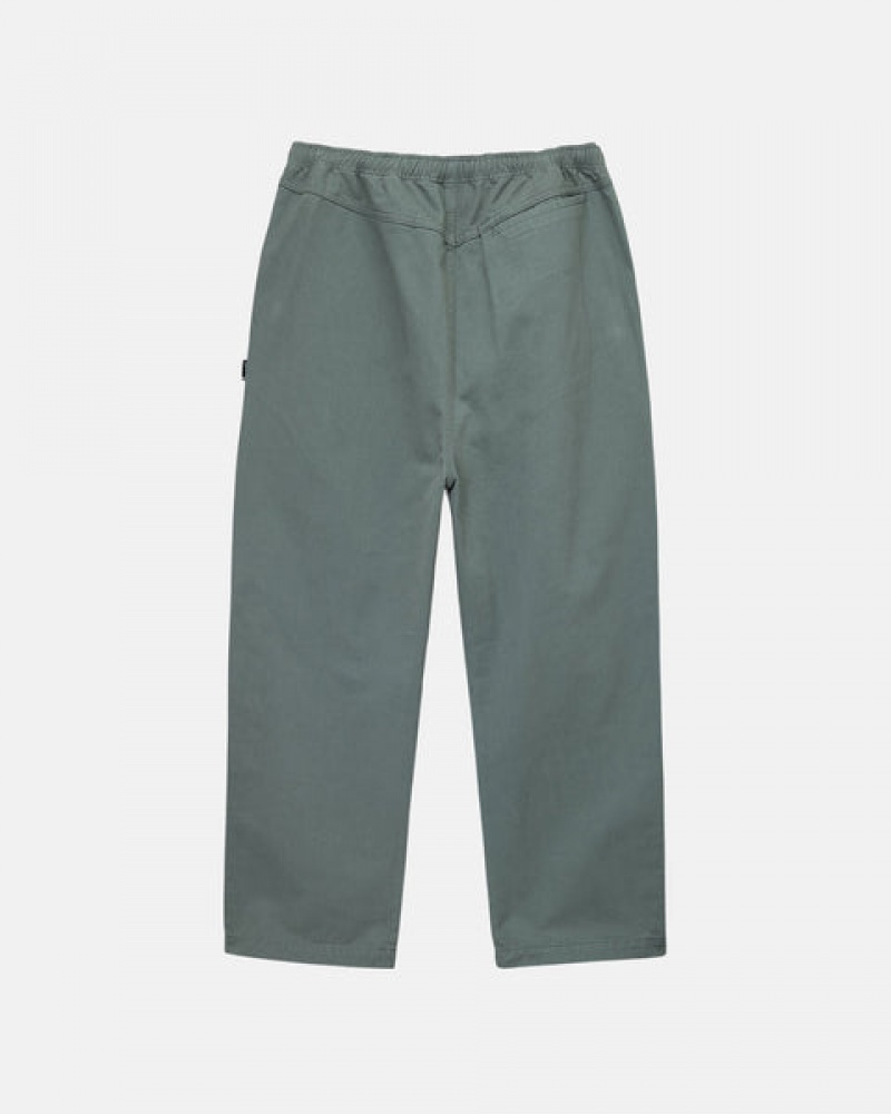 Stussy Brushed Beach Pant Hlače Muške Zelene Srbija | WNB-8125