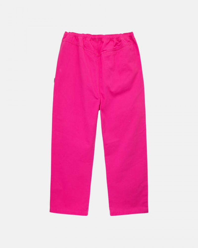 Stussy Brushed Beach Pant Hlače Ženske Roze Srbija | HLL-6685