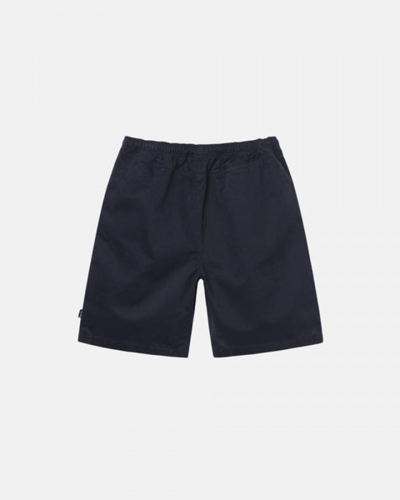 Stussy Brushed Beach Short Kratke Hlače Muške Tamnoplave Srbija | EBS-8823