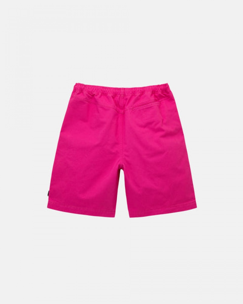 Stussy Brushed Beach Short Kratke Hlače Muške Roze Srbija | MYP-6701