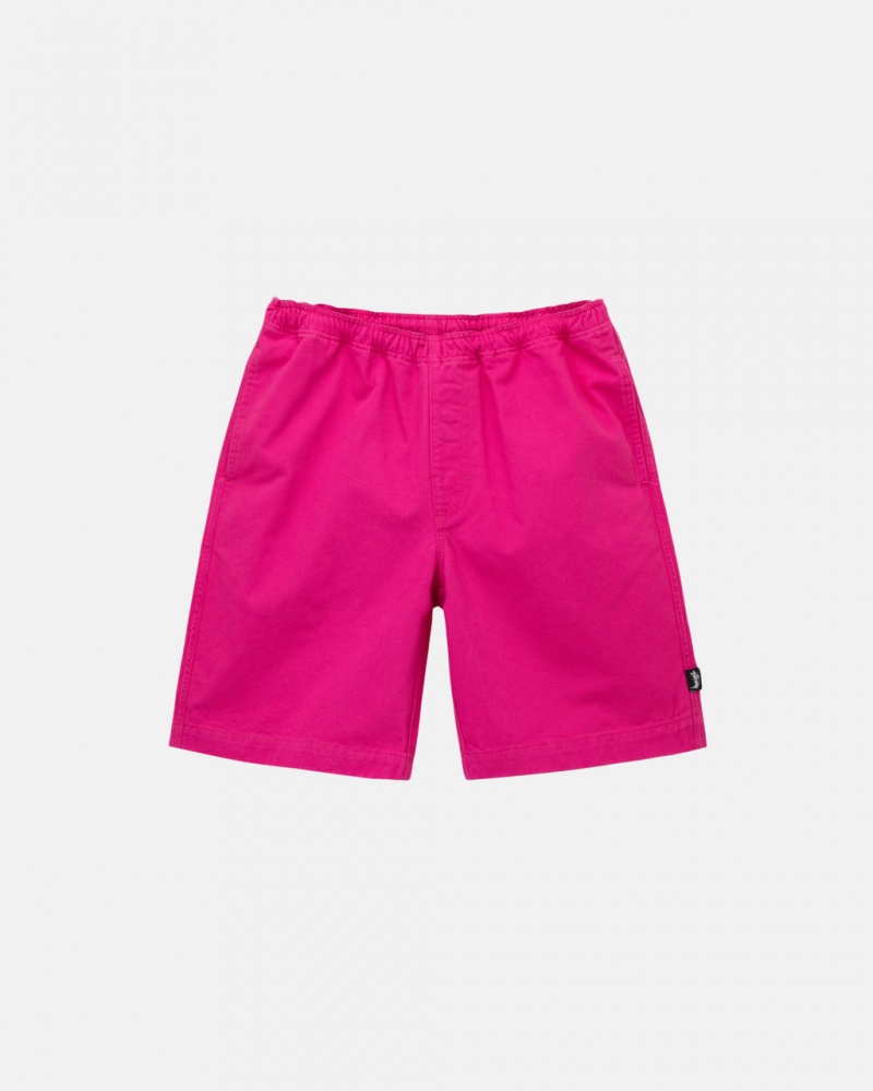 Stussy Brushed Beach Short Kratke Hlače Muške Roze Srbija | MYP-6701