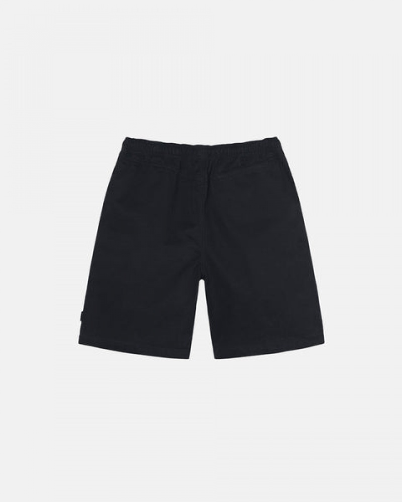 Stussy Brushed Beach Short Kratke Hlače Ženske Crne Srbija | AKO-9754