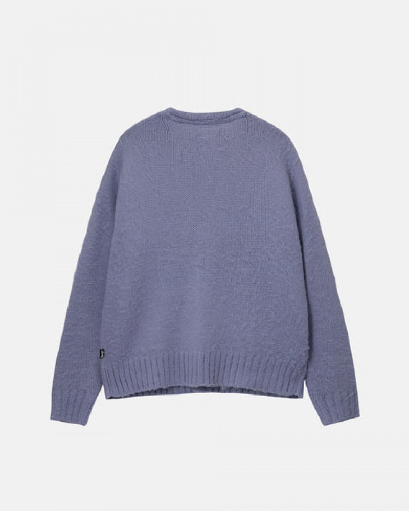 Stussy Brushed Cardigan Džemperi Ženske Ljubičaste Srbija | OMC-3178